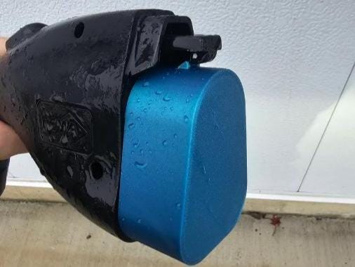 CCS EV Charger Dust Cover – Weather Resistant Protective Cap for Unused Electric Vehicle Charging Ports