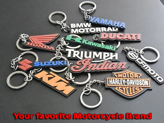Motorcycle Brand Keychain Logo
