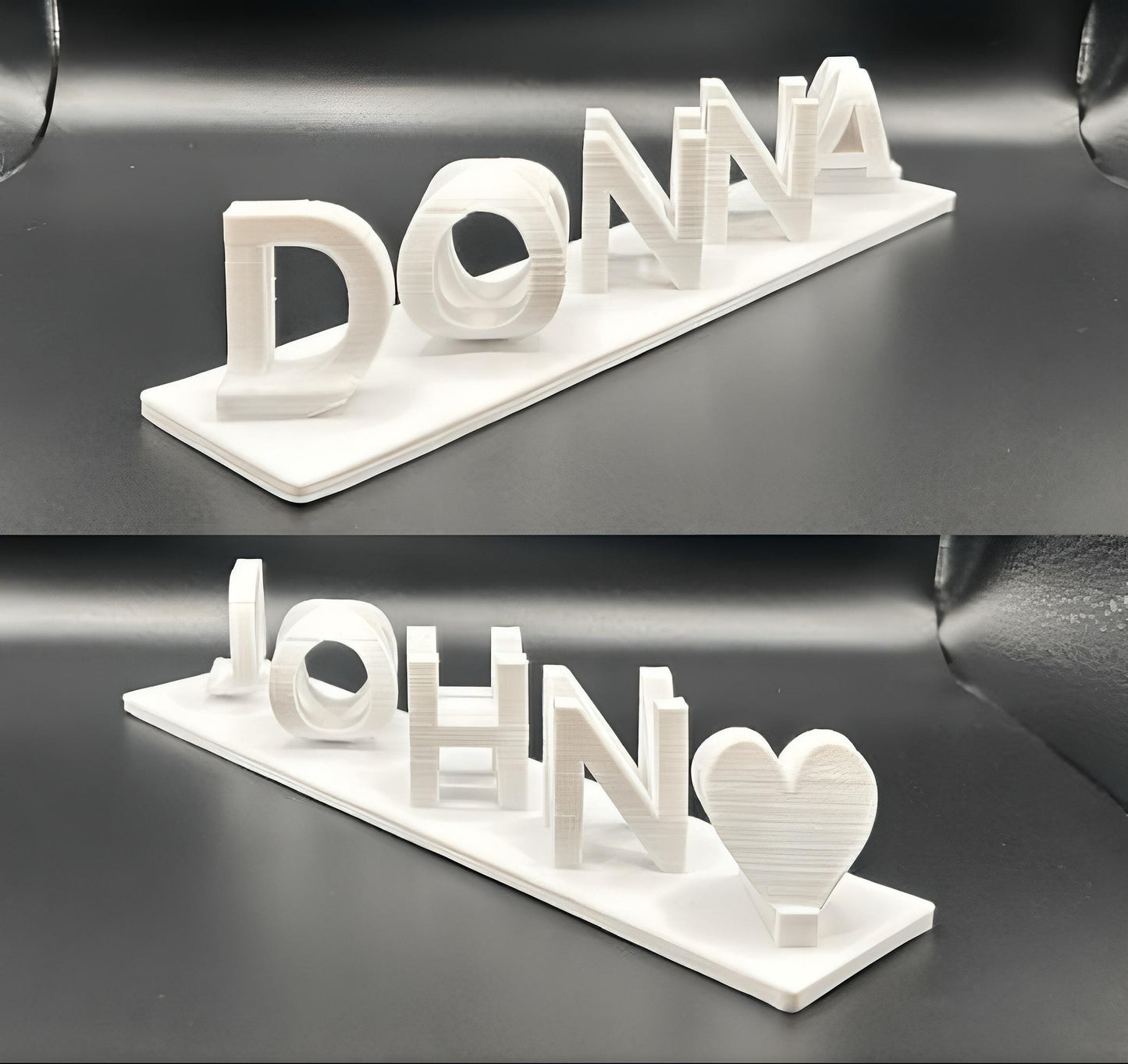 Custom Dual Name Plate