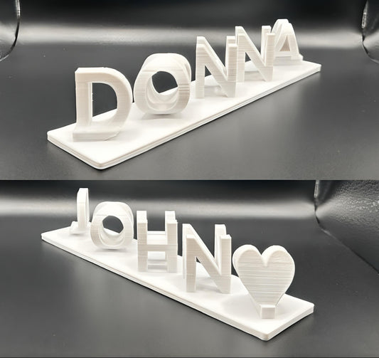 Custom Dual Name Plate