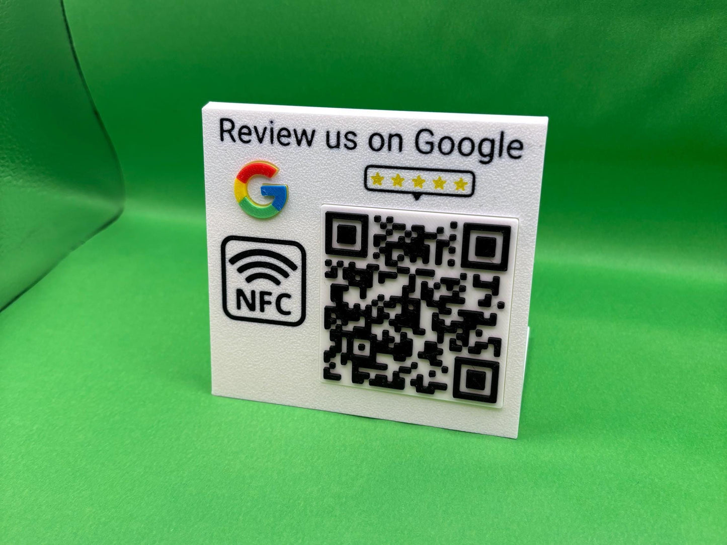 Google Review Stand with NFC & QR Code