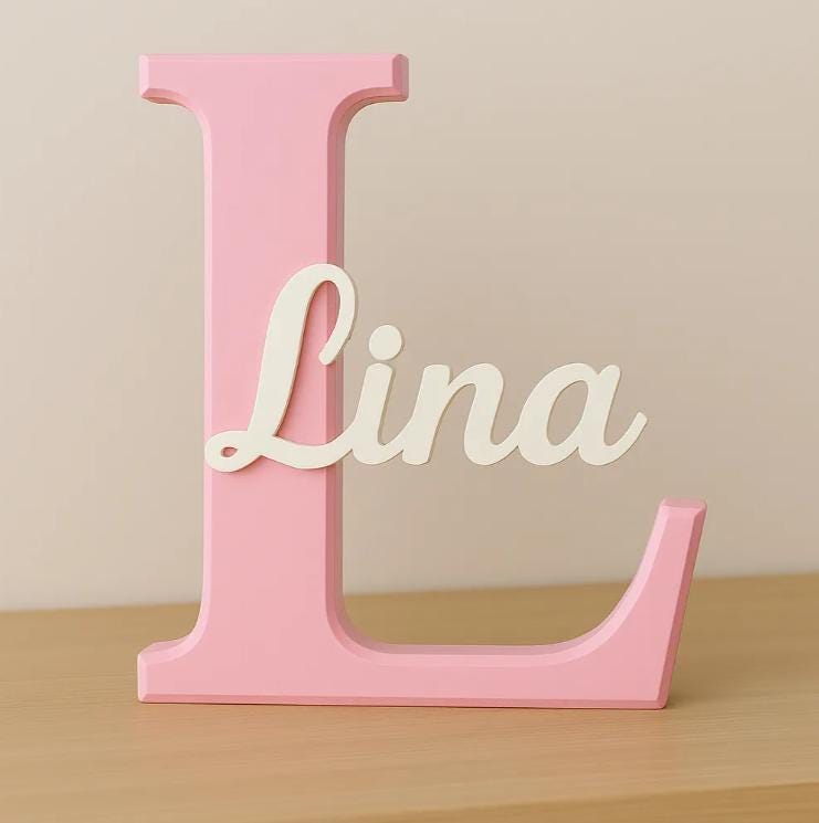 Custom Letter and Name Sign