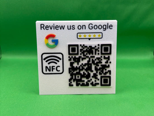 Google Review Stand with NFC & QR Code