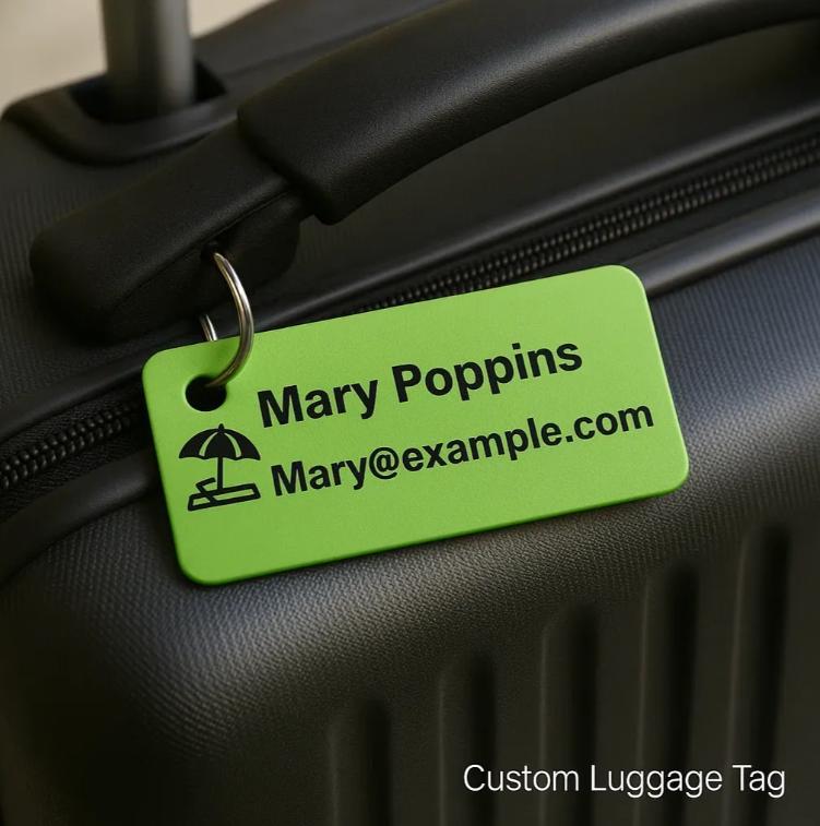 Personalized Travel Luggage Tag