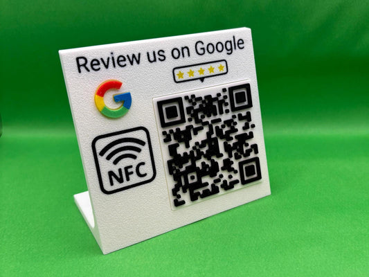 Google Review Stand with NFC & QR Code