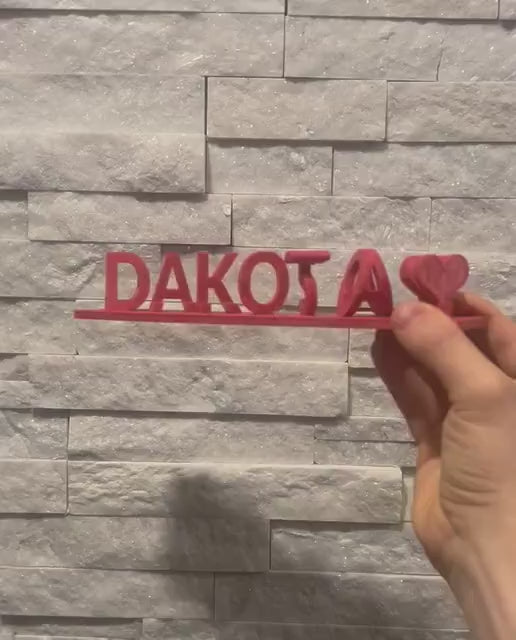 Custom Dual Name Plate