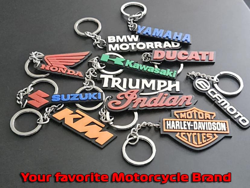 Motorcycle Brand Keychain Logo