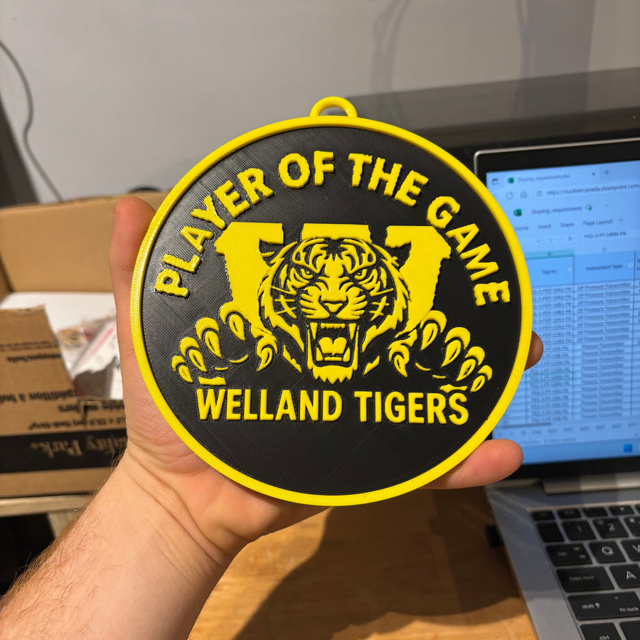 Welland Tigers Medal