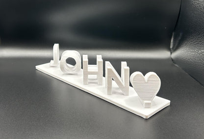 Custom Dual Name Plate