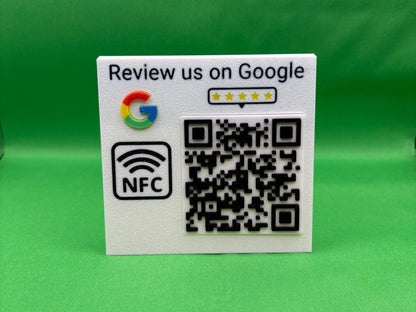 Google Review Stand with NFC & QR Code