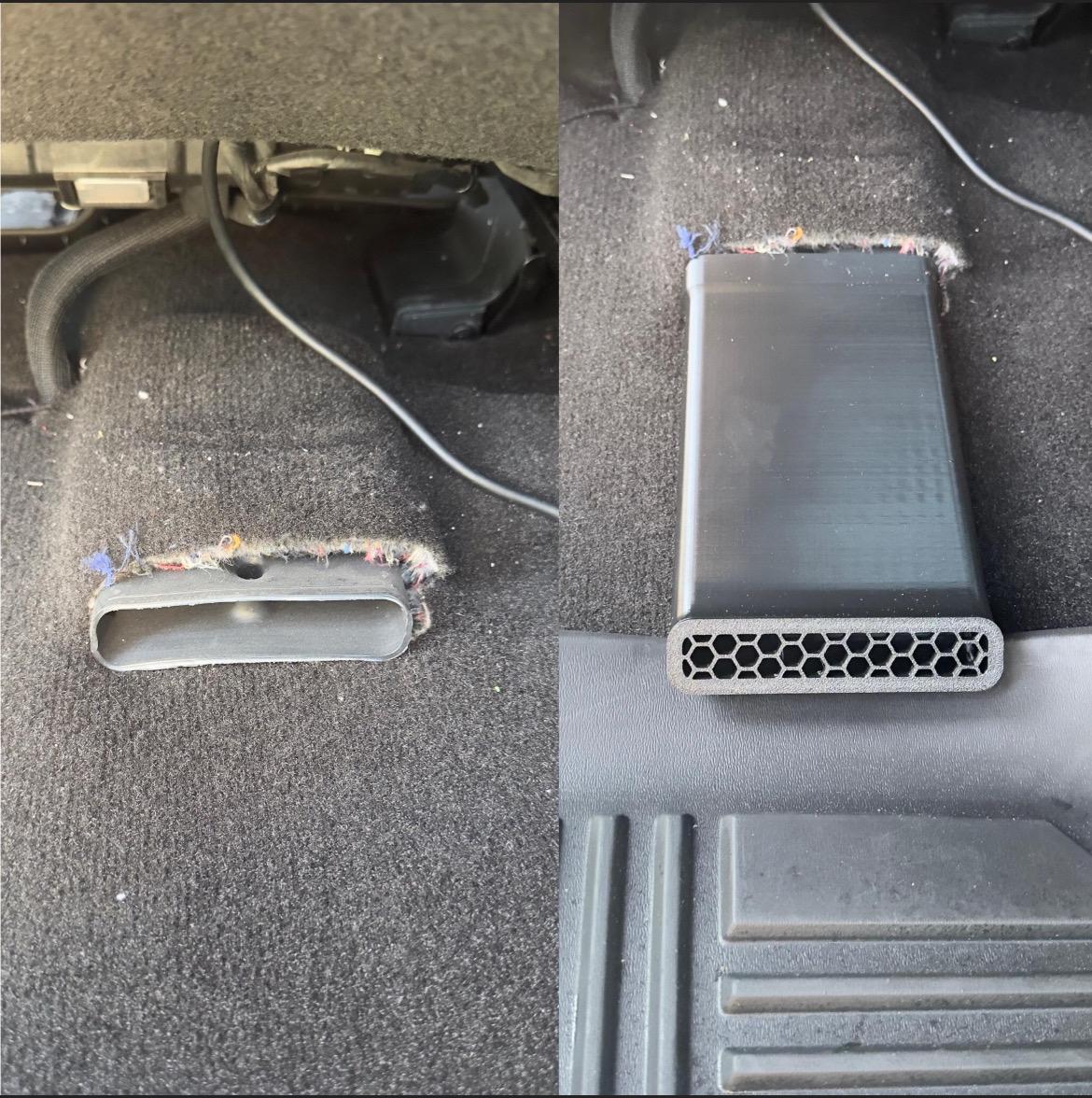 2015-2024 Ford F-150 Rear AC Vent Deflector (Pair)